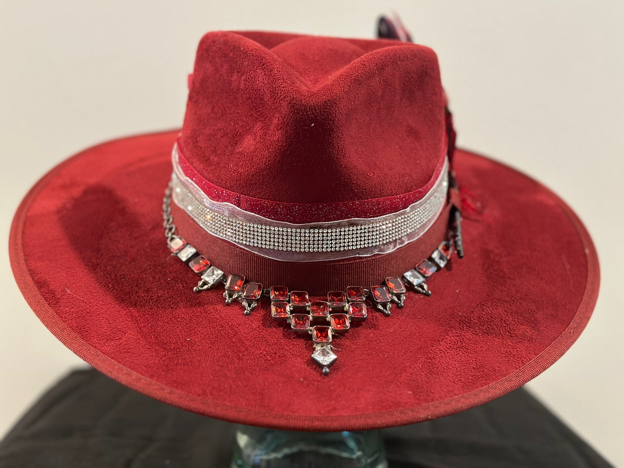 Flat Wide Brim Fedora