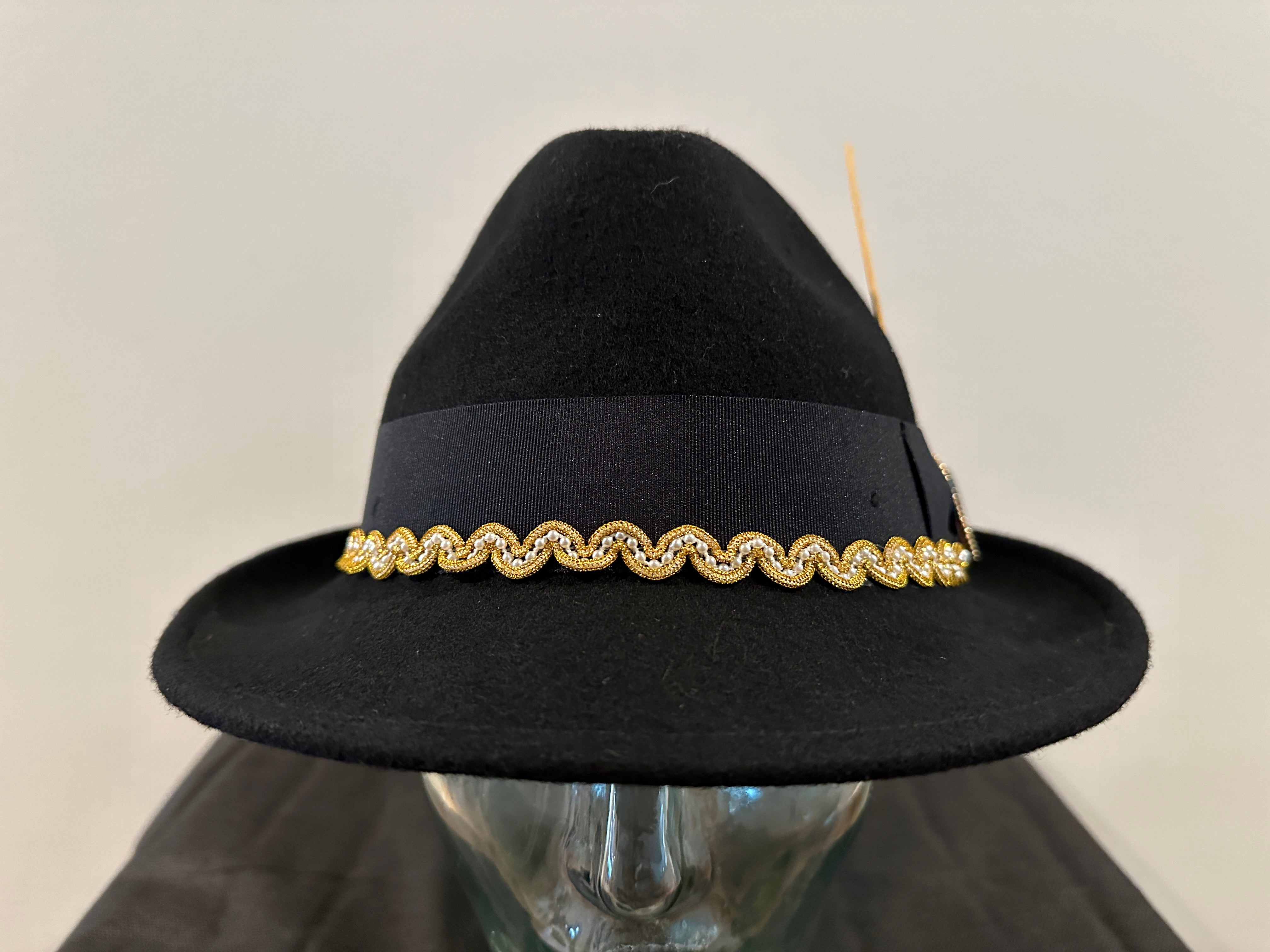 Golden Spade Porkpie Hat #08
