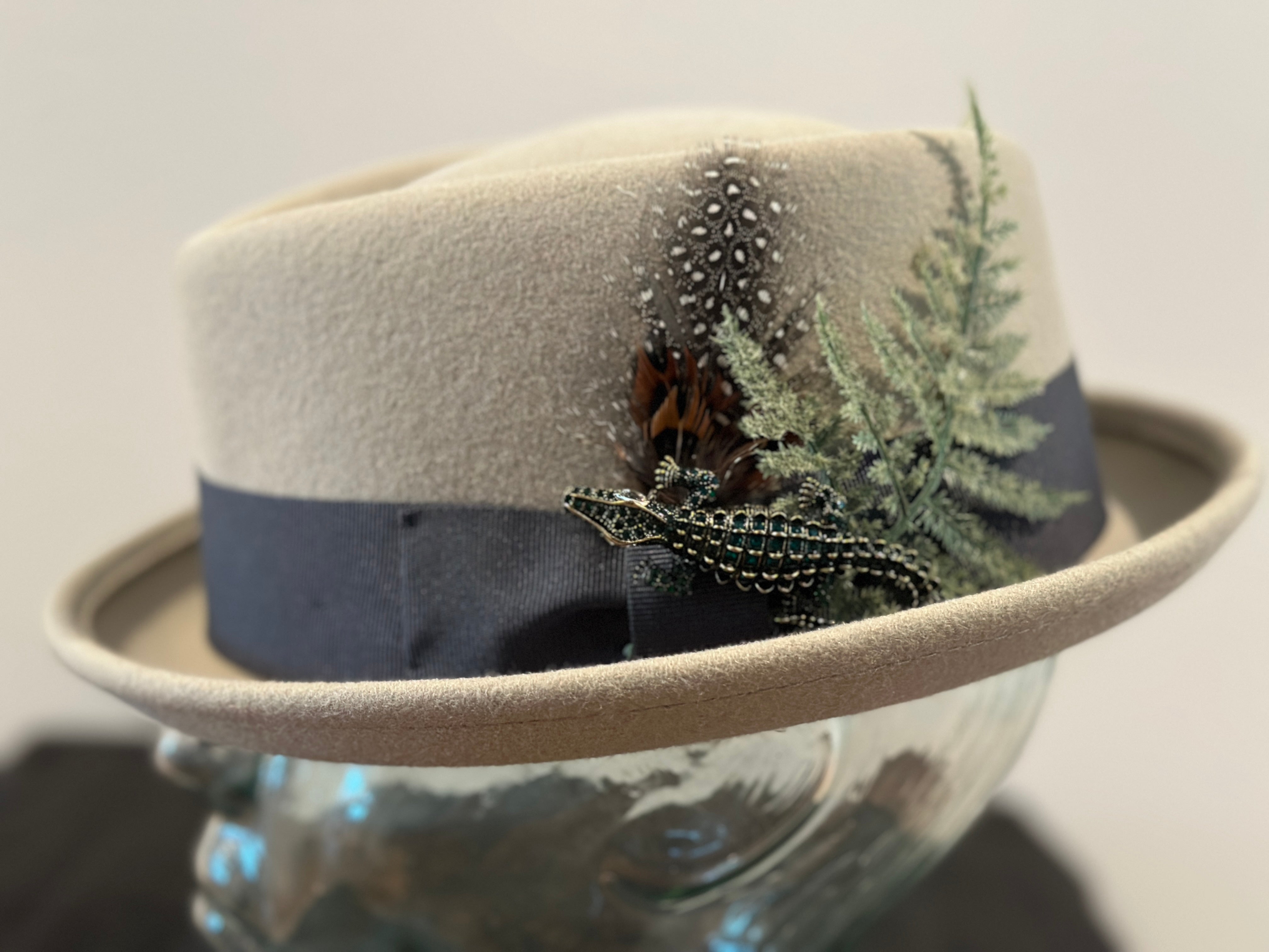 Alligator King Porkpie Hat #02